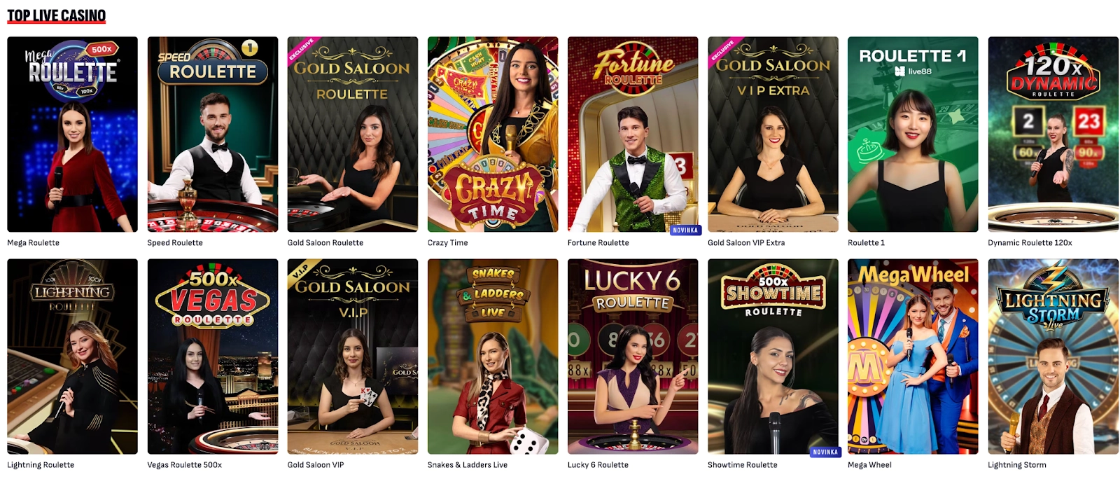 BankonBet Casino live hry Live kasíno BankonBet